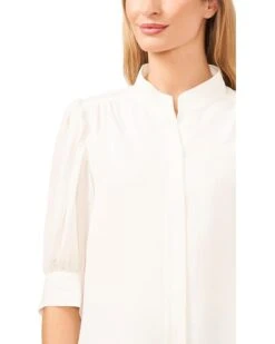 CeCe Elbow Sleeve Open Collar Blouse | Shirts & Tops -Sleekly Style 61J5ernfLlL. AC SR736920