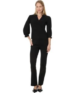 CeCe Long Sleeve V-Neck Blouse W/Smocking Cuff | Shirts & Tops -Sleekly Style 61TaTKcbAiL. AC SR736920