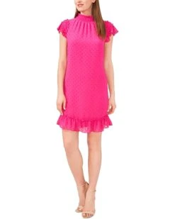 CeCe Mock Neck Clip Dress | Dresses