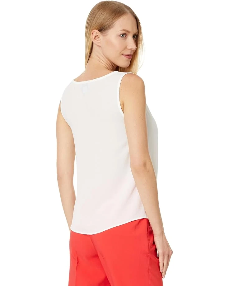 CeCe Half Button-Down Sleeveless Tank Top | Shirts & Tops 4 CeCe Half Button-Down Sleeveless Tank Top | Shirts & Tops - Image 2