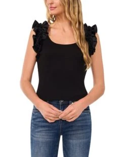CeCe Ruffle Rib Tank | Shirts & Tops -Sleekly Style 810IlzW7E1L. AC SR736920