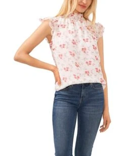 CeCe Elastic Neck Blouse | Shirts & Tops