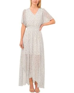 CeCe Smocked Waist Flowy Sleeve Maxi Dress | Dresses