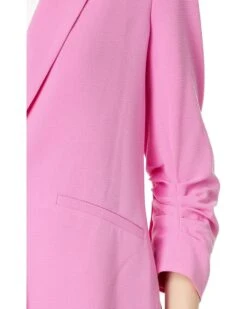 CeCe One Button Blazer With 3/4 Ruched Sleeves | Coats & Outerwear -Sleekly Style 81JfJn4U07L. AC SR736920