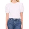 CeCe Rhinestone Embellished Puff Sleeve Knit Top | Shirts & Tops -Sleekly Style 81TgY zlYHL. AC SR736920