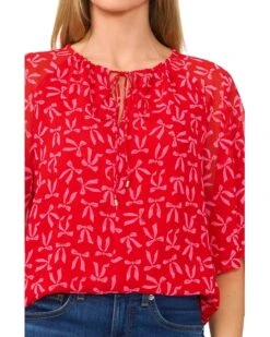 CeCe Tie Neck Raglan Sleeve Top | Shirts & Tops -Sleekly Style 81kg9H6YjxL. AC SR736920