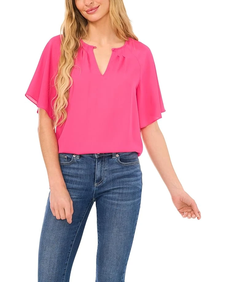 CeCe Raglan Flutter Sleeve Blouse | Shirts & Tops 3 CeCe Raglan Flutter Sleeve Blouse | Shirts & Tops