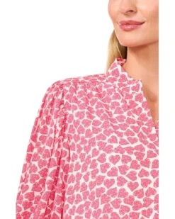 CeCe Heart Ruched Sleeve Hidden Placket Blouse | Shirts & Tops 7 CeCe Heart Ruched Sleeve Hidden Placket Blouse | Shirts & Tops -Sleekly Style 91 3gJNywtL. AC SR736920